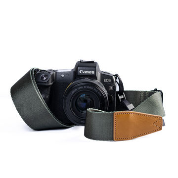 TrailMap Camera Strap – Olive Green