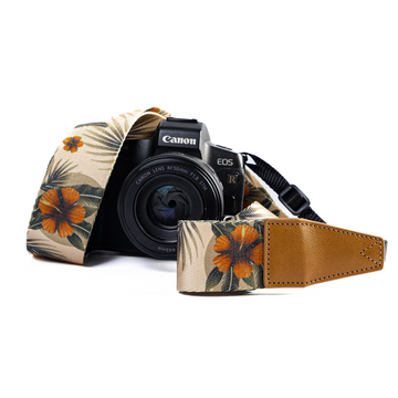 Island Bloom Camera Neck Strap – Tropical Edition