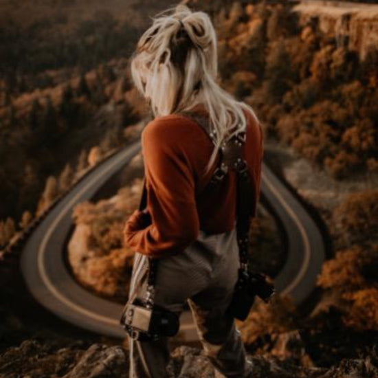 Brown Dual Camera Harness Used - Coiro Shop