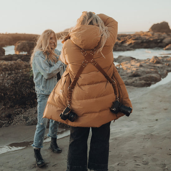 Tan Dual Camera Harness Used - Coiro Shop