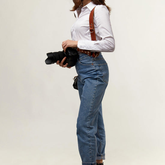 Tan Dual Camera Harness Used - Coiro Shop